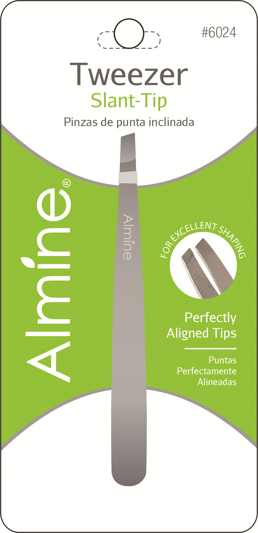 Almine Slant Tip Tweezer
