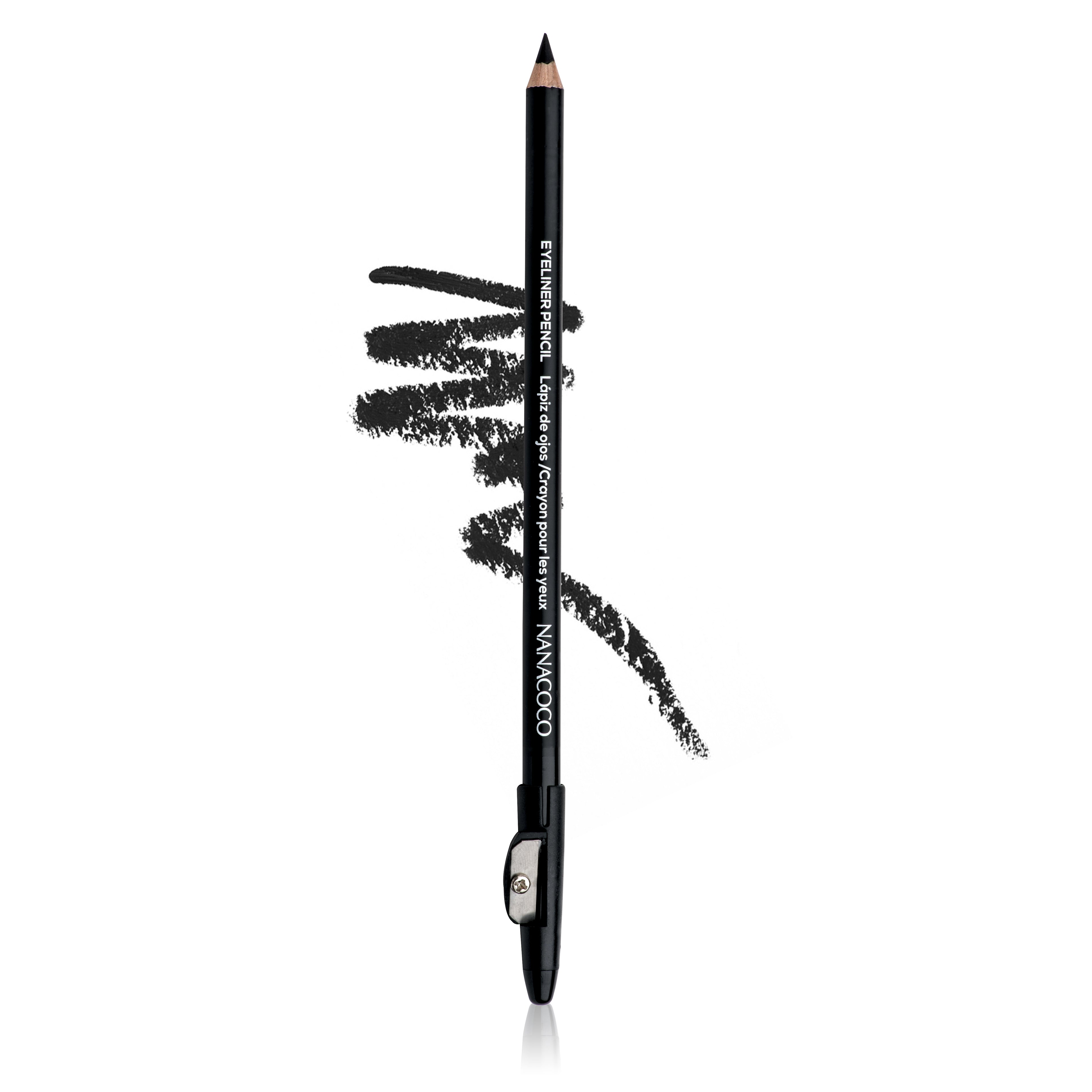 Nanacoco Lip/Eye Pencil with Sharpener (Black)