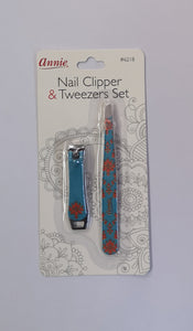 Annie Nail Clipper & Tweezer Set
